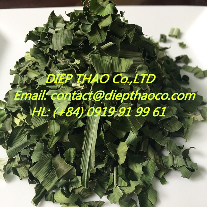 Nombre del producto: Pandan hojas secas - Origen: Ho Chi Minh, Vietnam