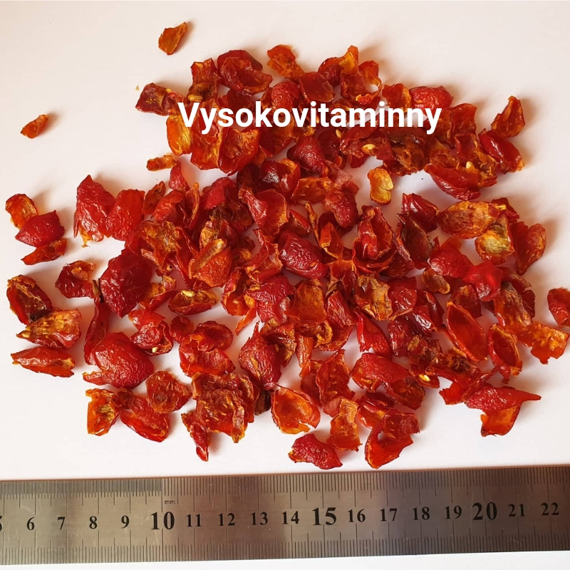 Frutos de la rosa silvestre "Vysokovitaminny" (alto contenido de vitamina) Vitamina C ≥ 5% Alto grado de purificación Color de rosa natural 2018 Productor de