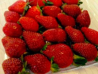 Las fresas son agregados se compone de varias frutas