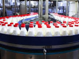 Ucrania. Suero, suero de leche, leche de vaca en