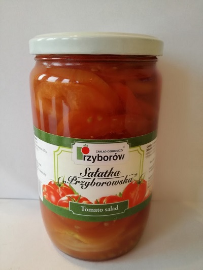 Venderé ensalada Przyborowska de mis propios tomates, envasados en frascos