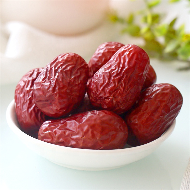 Comida natural Secado Fechas rojas Asado XinJiang Hetian Jujube En la cultura de la salud, las fechas rojas son muy importantes y esenciales