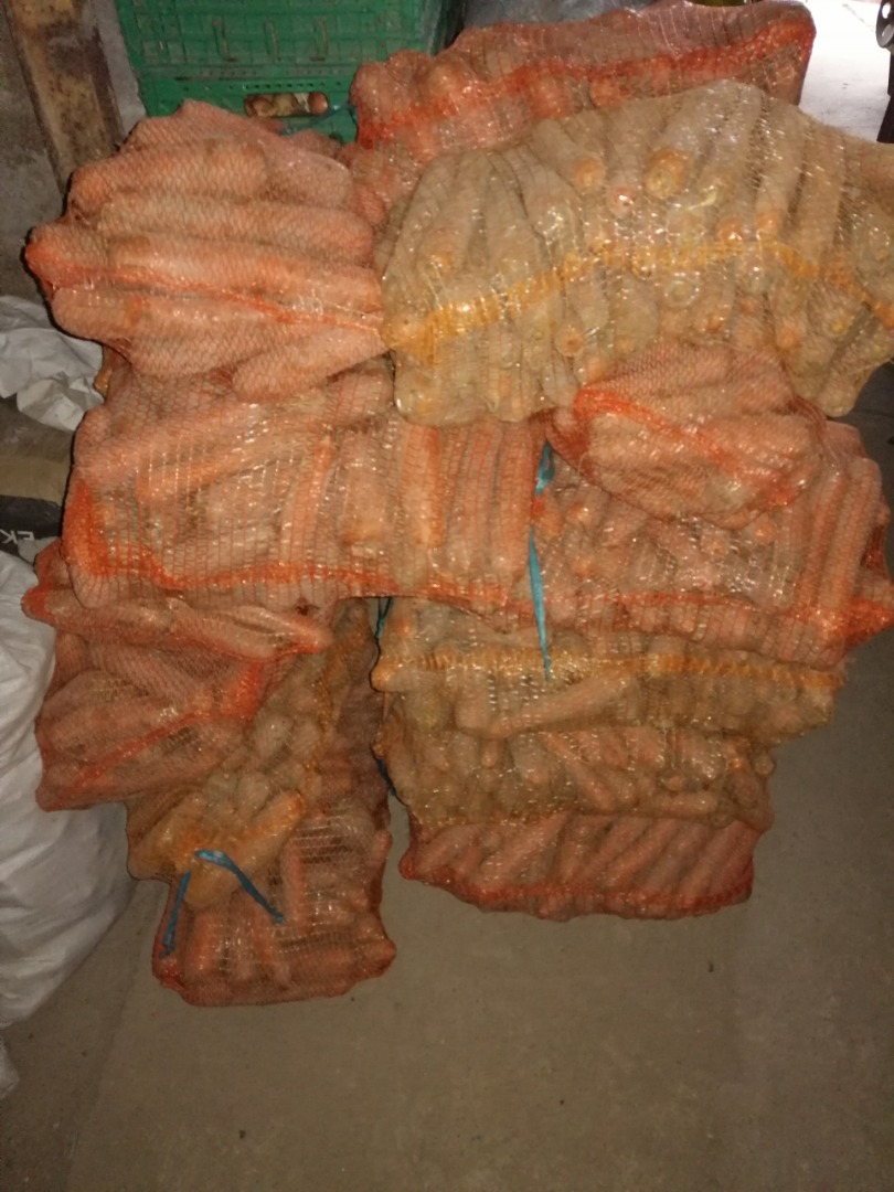 Venderé zanahorias comestibles