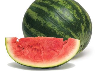 Melón dulce de agua dulce para la venta, póngase