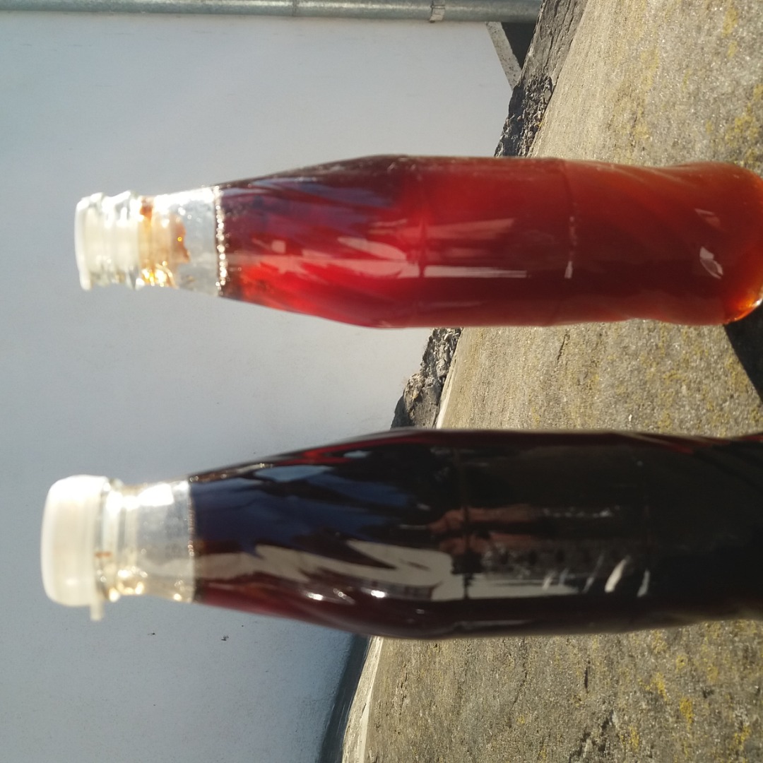 Solo reciben pedidos en el número: Jarabe de frambuesa 100% natural, de la producción de frambuesas propias