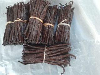 Vainilla orgánica negra "Gourmet": Humedad: 30 - 35% Taux