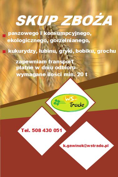 Compraré triticale, centeno, avena, cebada y otros granos. Pago