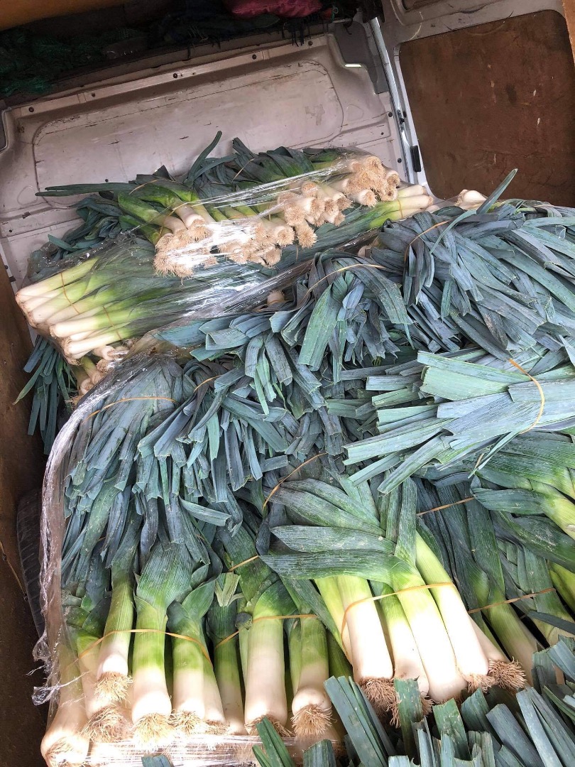 Puerro a la venta