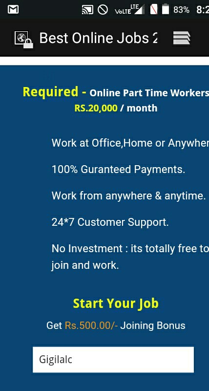 Gane Rs.25000 / - por mes - Trabajos en línea simples - ¿Está buscando trabajos en línea desde el hogar? - ¿Eres estudiante, ama de casa, busca trabajo?