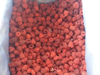Frambuesa congelada 80/20 (rolend), envase 12kg.