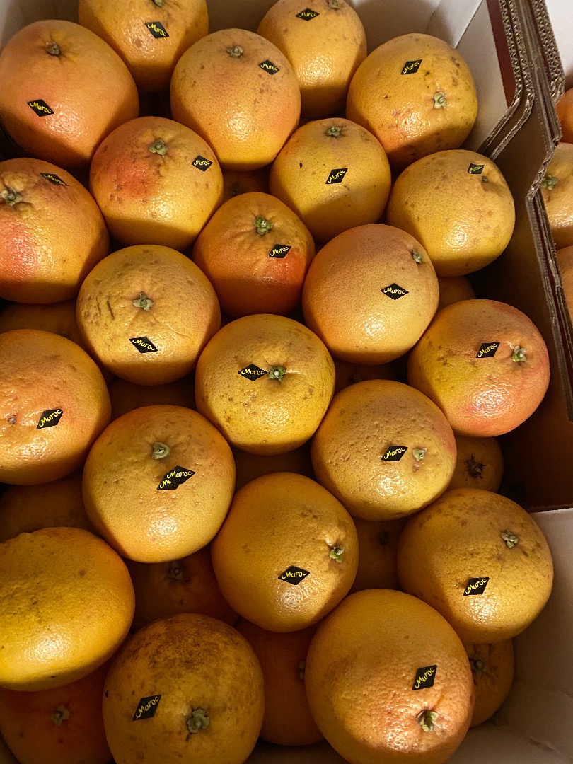 Venderé 15 toneladas de pomelo para hacer jugos