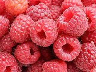 Frutas tropicales en venta para la frambuesa de otoño