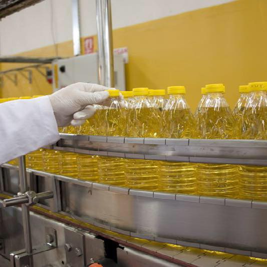 Aceite de girasol refinado disponible