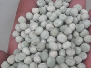 Venderé guisantes verdes procesados. Humedad