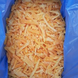 PUMPKE CON PASTEL CONGELADO Venderé tiras y cubos de calabaza congelados