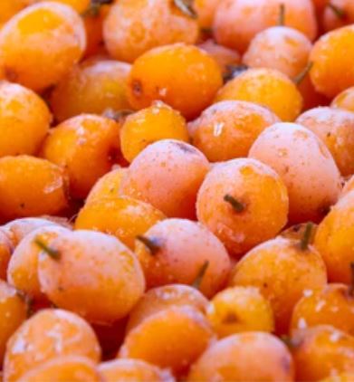 Bayas de espino amarillo