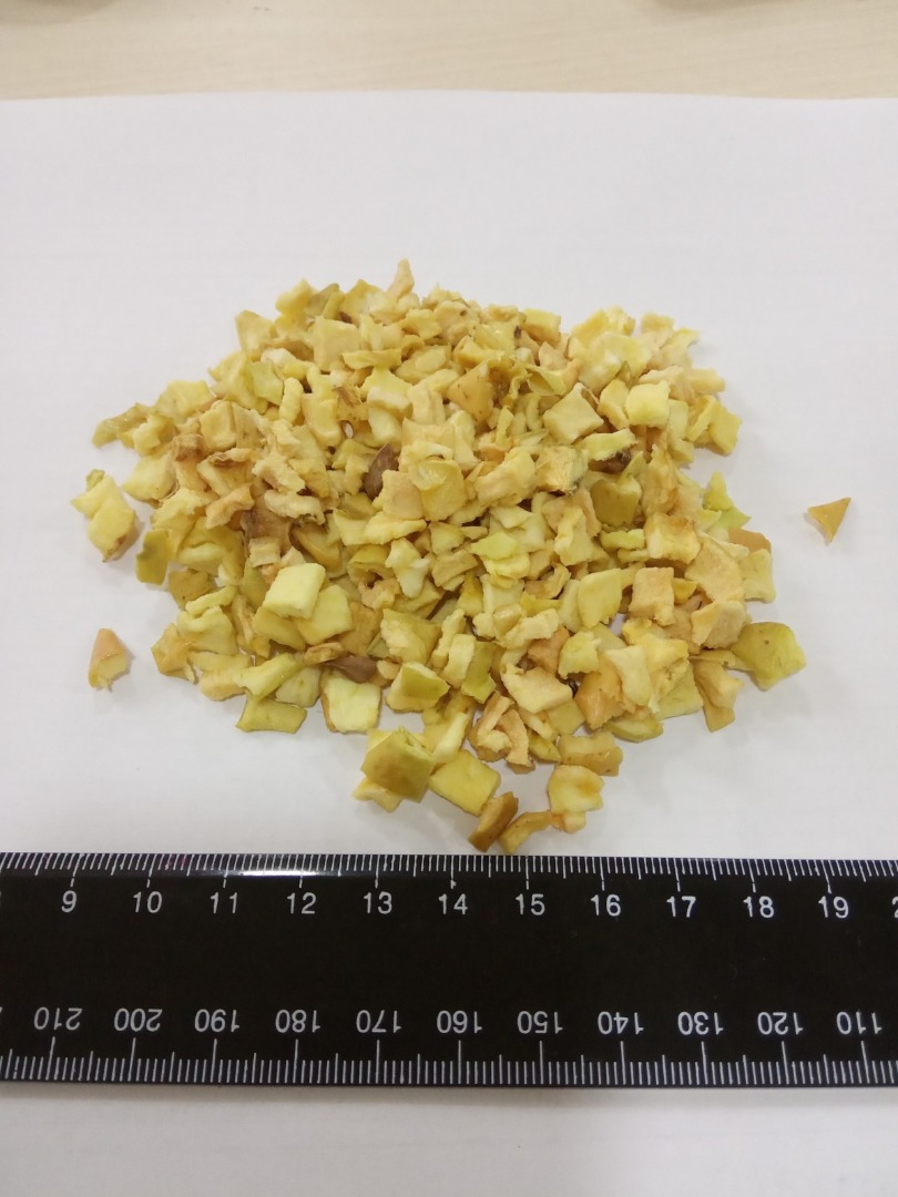 Dados de manzana seca 10/10 País de origen - Ucrania