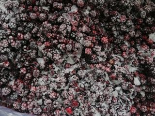 moras congeladas y fresas congeladas, frutas congeladas higos congelados