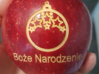 ¡Manzanas NAVIDAD! Venderé manzanas ocasionales grabadas con láser con