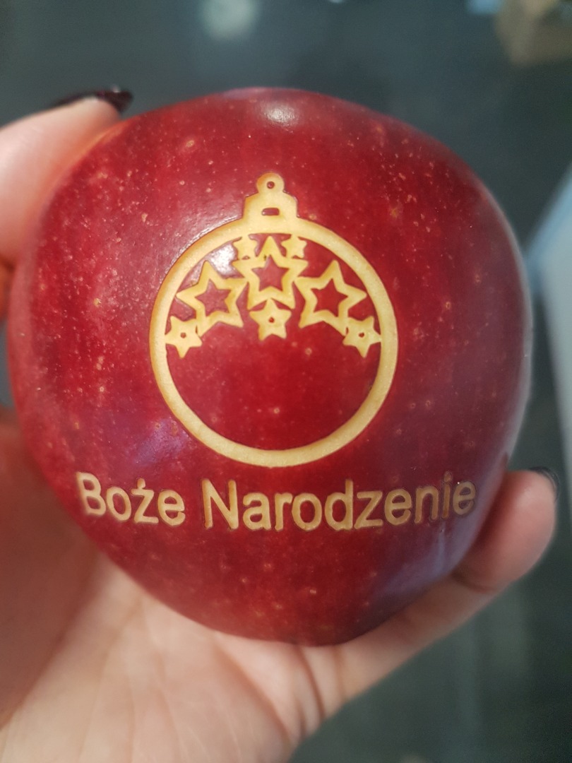 ¡Manzanas NAVIDAD! Venderé manzanas ocasionales grabadas con láser con motivos navideños