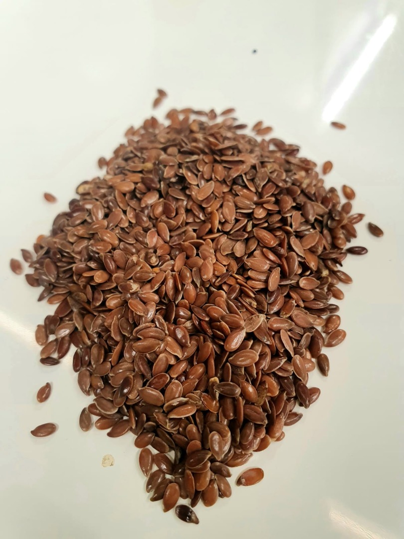 Linaza marrón/dorada, pureza 98%, 99,90%-99,95%