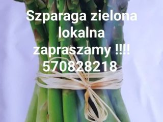 Venderé espárragos verdes de mi propia finca. Favor de