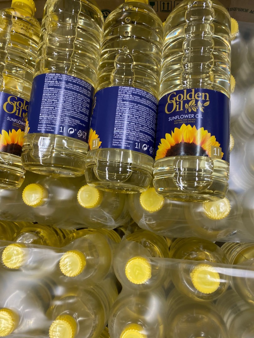 Aceite de girasol refinado 100 botellas de 1,5 y 10 litros