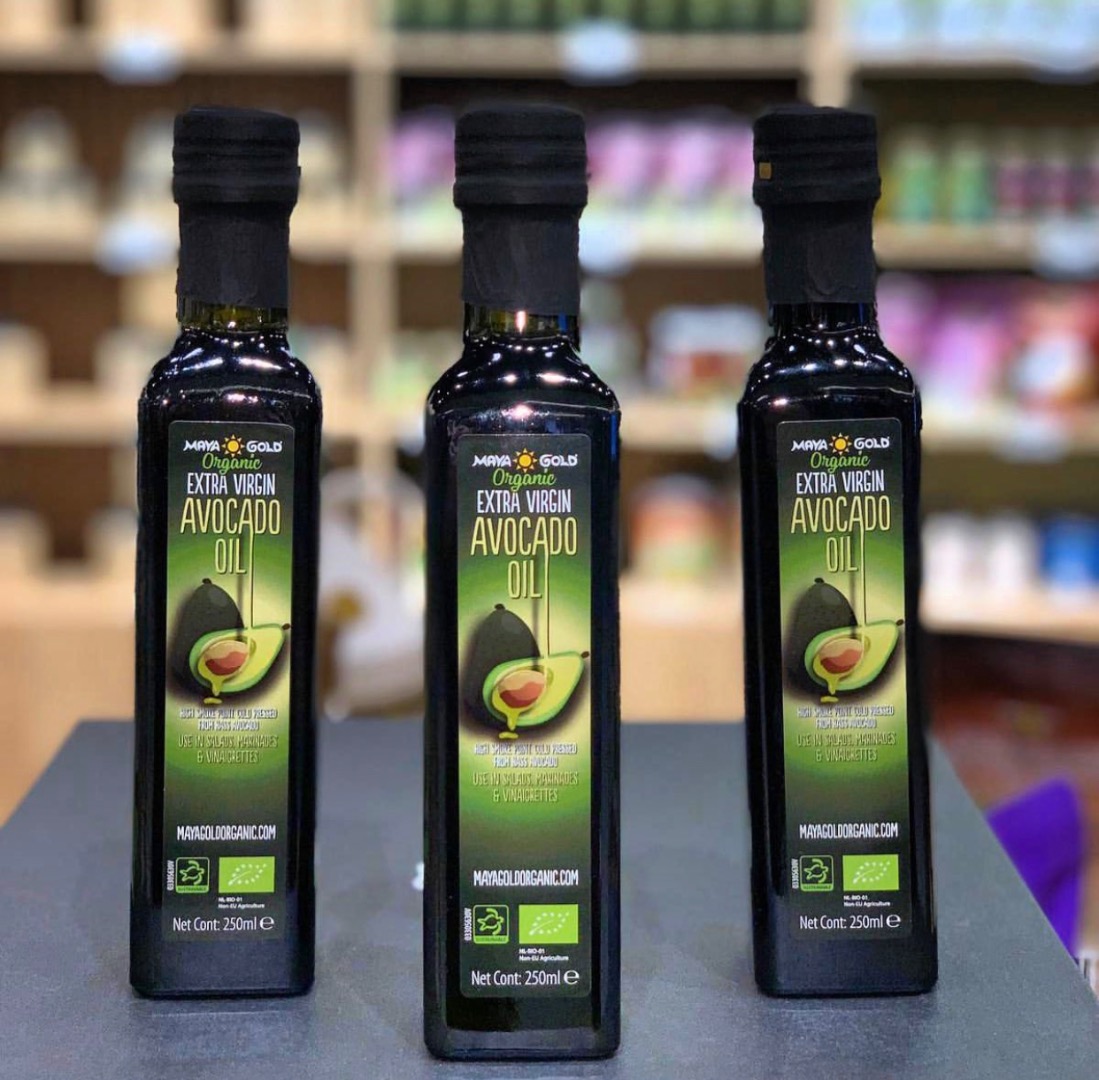 Aceite de aguacate virgen extra ecológico