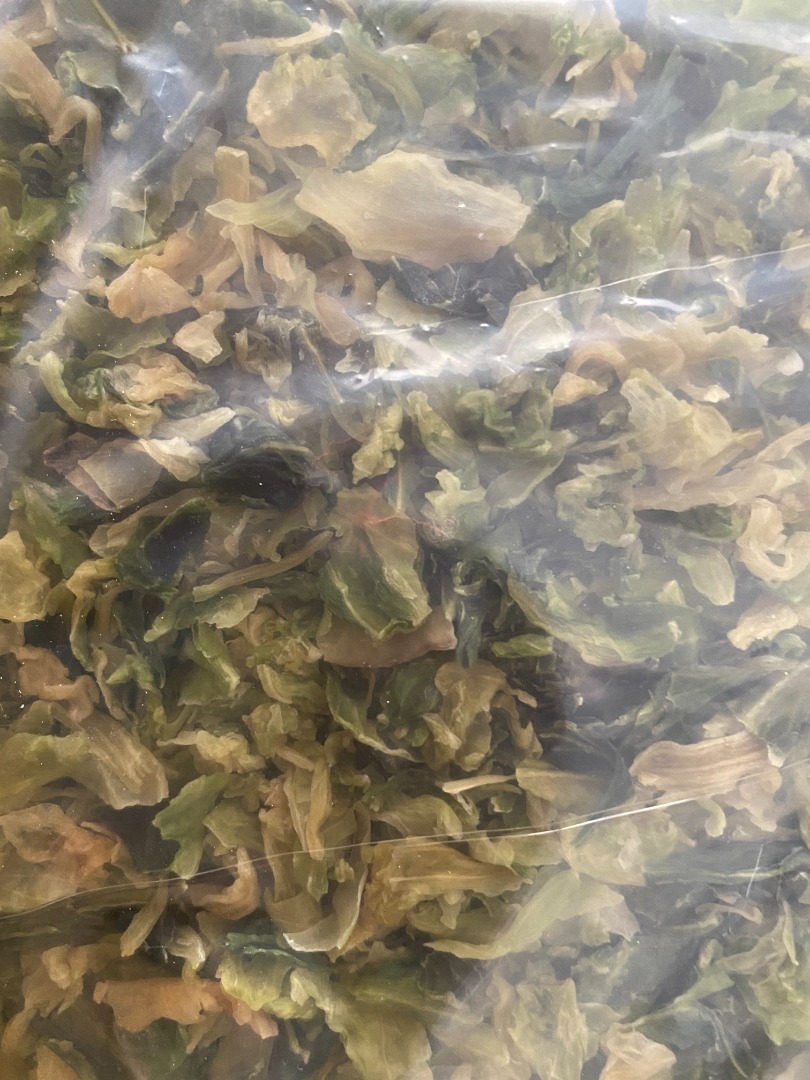 Venta de repollo seco deshidratado
