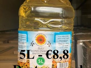 ¡Aceite de girasol refinado disponible de inmediato en Polonia!