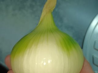 Vendo cebolla amarilla grande, despues de pelar se ve