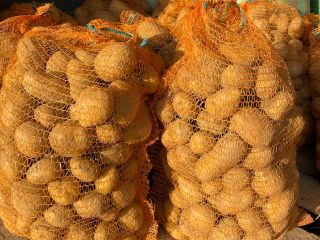 Venderé papas de mi propia granja.