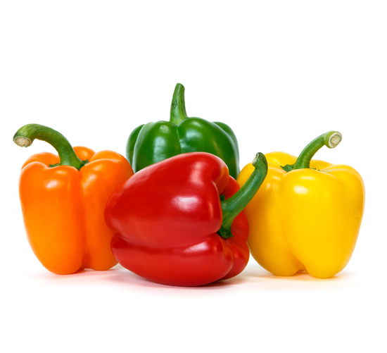 Colores disponibles: Pimientos Verde - Rojo - Amarillo - Naranja