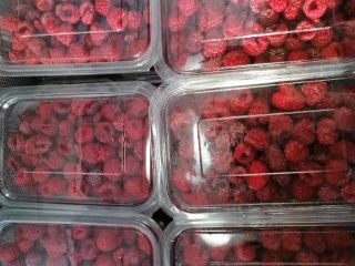 Frambuesas congeladas en cazuelas de 500 g, precio 28