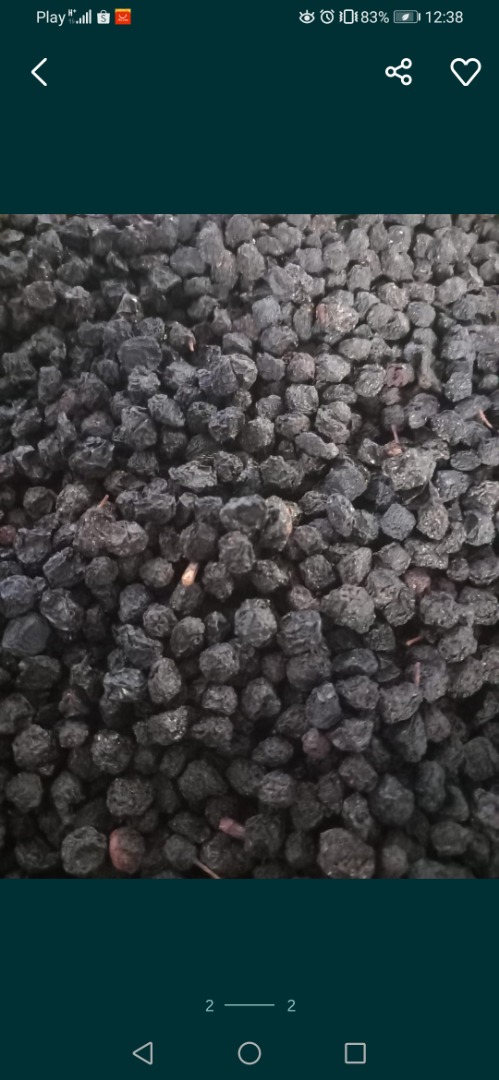 Vendo aronia seca y limpia