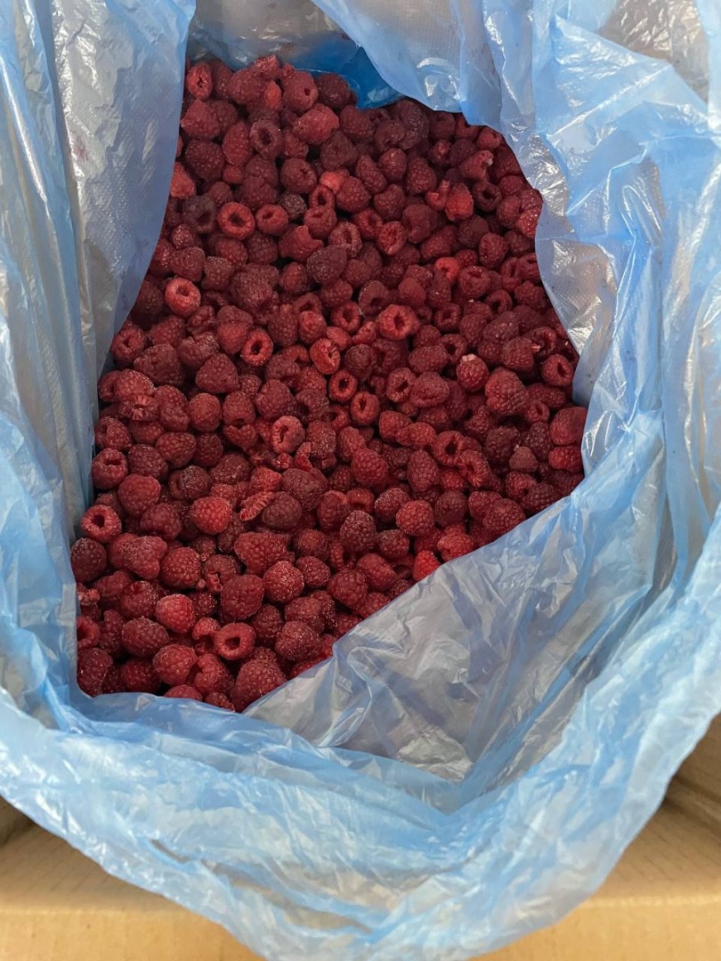 Vendemos frambuesas de producción propia y congeladas