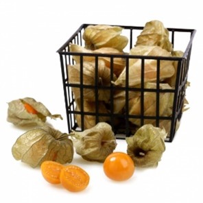 PHYSALIS PERUVIANA Presentaciones a Granel 2KG - Cestos 100G Caja X 12 Unds - Pelado 115 G Caja 12 Unds