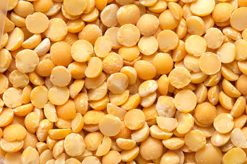 Ofrecemos guisantes amarillos troceados de producción propia