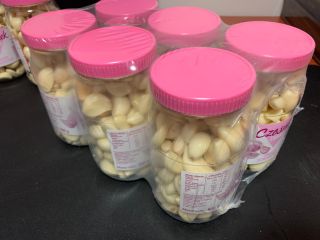 Vendo ajo español pelado en dientes. CALIDAD 1a y