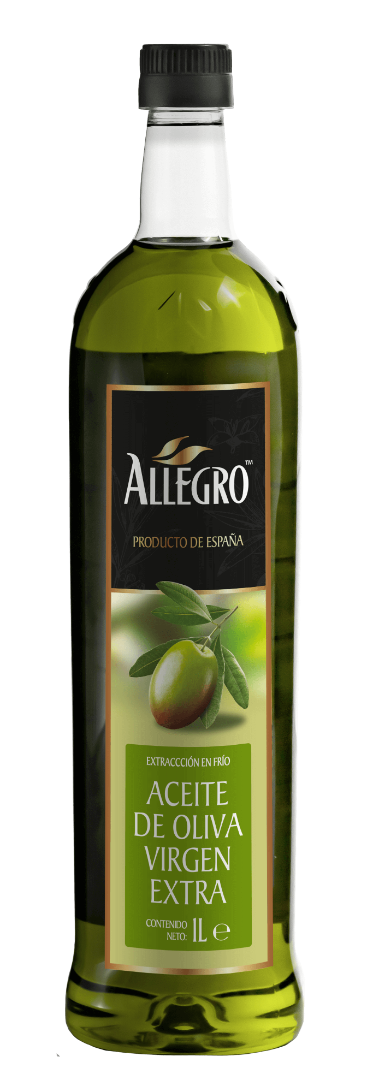 ACEITE DE OLIVA VIRGEN EXTRA ALLEGRO 12 x 0,25L IFFCO GB - 39 euros / caja (3,25 euros / botella) - ACEITE DE OLIVA VIRGEN EXTRA ALLEGRO 12 x 0,5L IFFCO PET