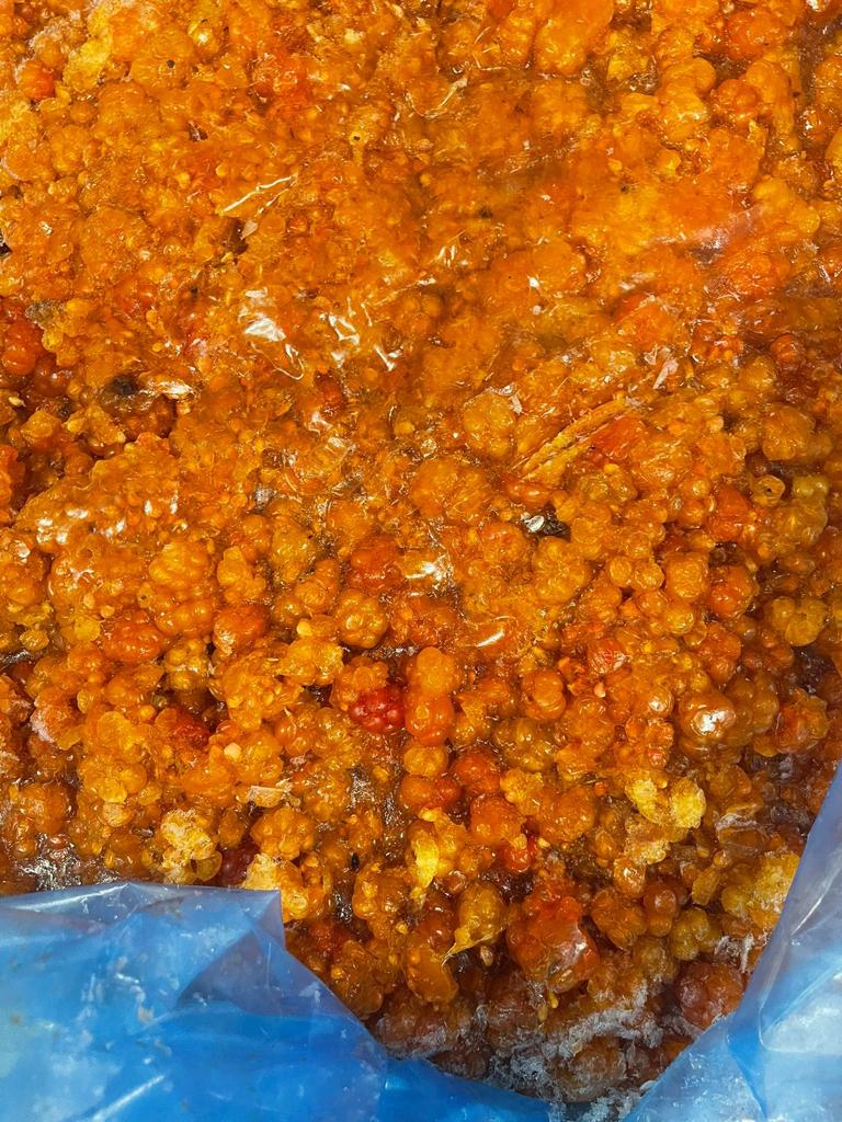 IQF Cloudberry Embalaje Bloque de 15 kg Origen Finlandia precio EXW