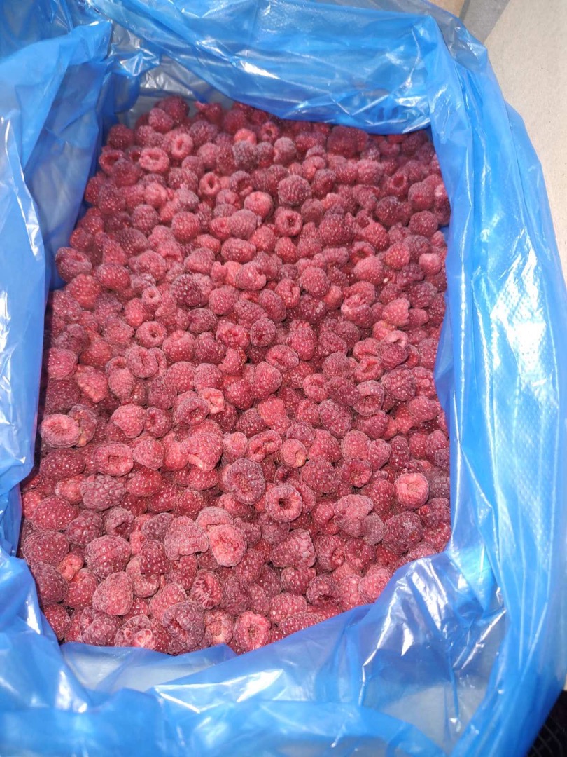 Venta de frambuesas congeladas