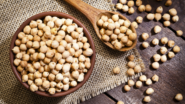 Venderé garbanzos comestibles, fracción 5-6, en bolsas de 50kg