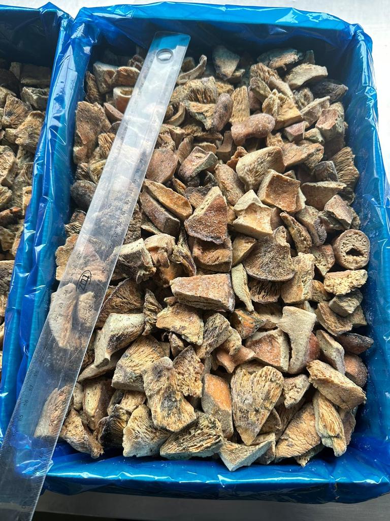 Cubos Rydz congelados, clase industrial ll - 7.500 kg netos Cajas de 7 kg