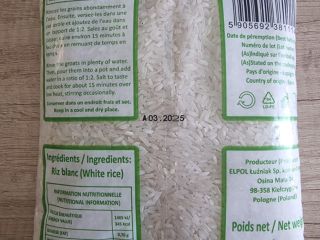 Oferta de arroz en bolsas de 1kg, precio a