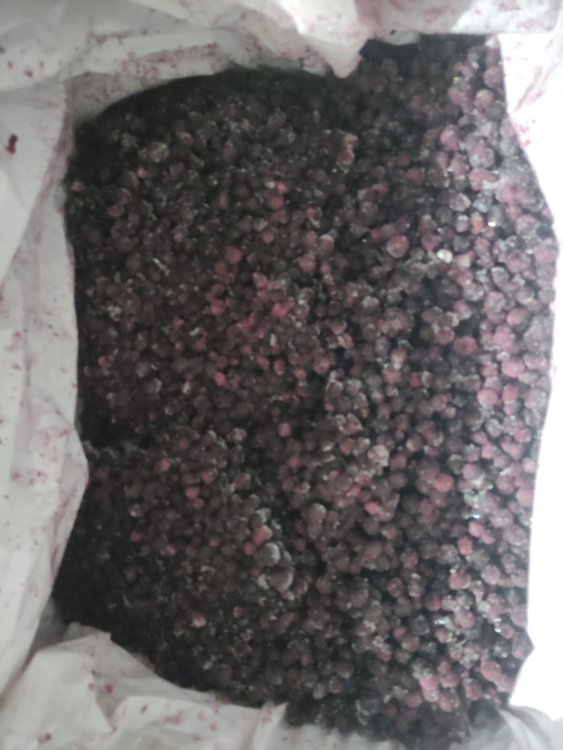 Venta de arándanos congelados, Cantidad 8.000 kg, Envase kk 11/1 Calidad BLOK precio 2,80 e/kg, Fco Smederevo