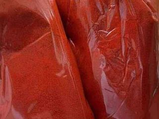 El pimiento dulce Kalocsa molido de cosecha propia de