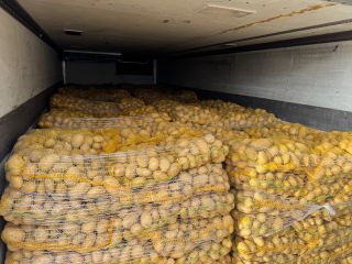 Ofrecemos Patatas Soraya envasadas en sacos de 15kg. Calibre