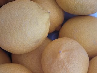 Limones sin químicos. Con bastante zumo y un sabor