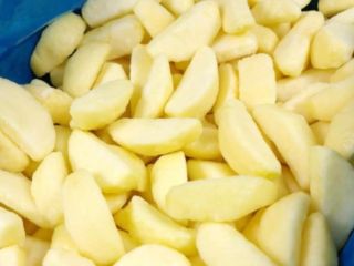 Oferta de productos •Dados de manzana congelados – 5,00